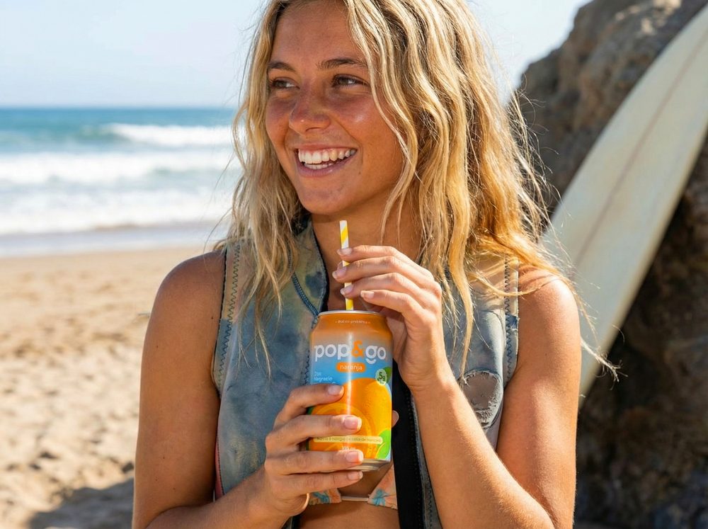 Sesión de surf con Pop&Go