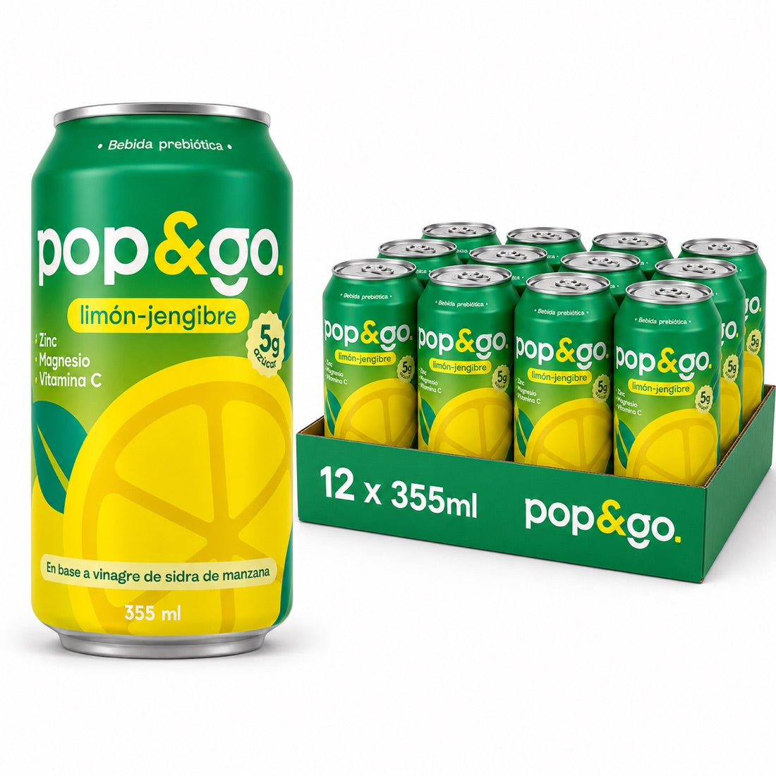 Pack Limón-Jengibre — 12 latas